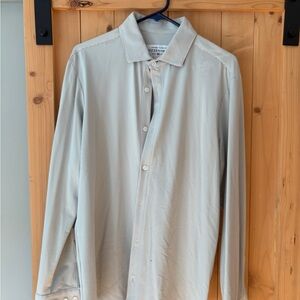 Mizzen+Main Gray Casual Button Down Shirt